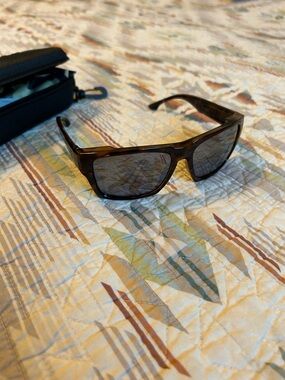 BEX Women's Brown Rectangular Sunglasses - Classic Polarized Lenses